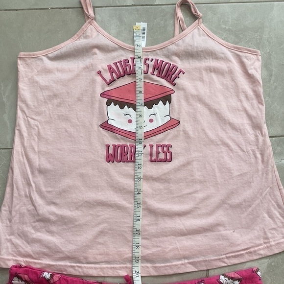 Nwt Pj Set Shorts And Tank 100% Cotton - Picture 6 of 11